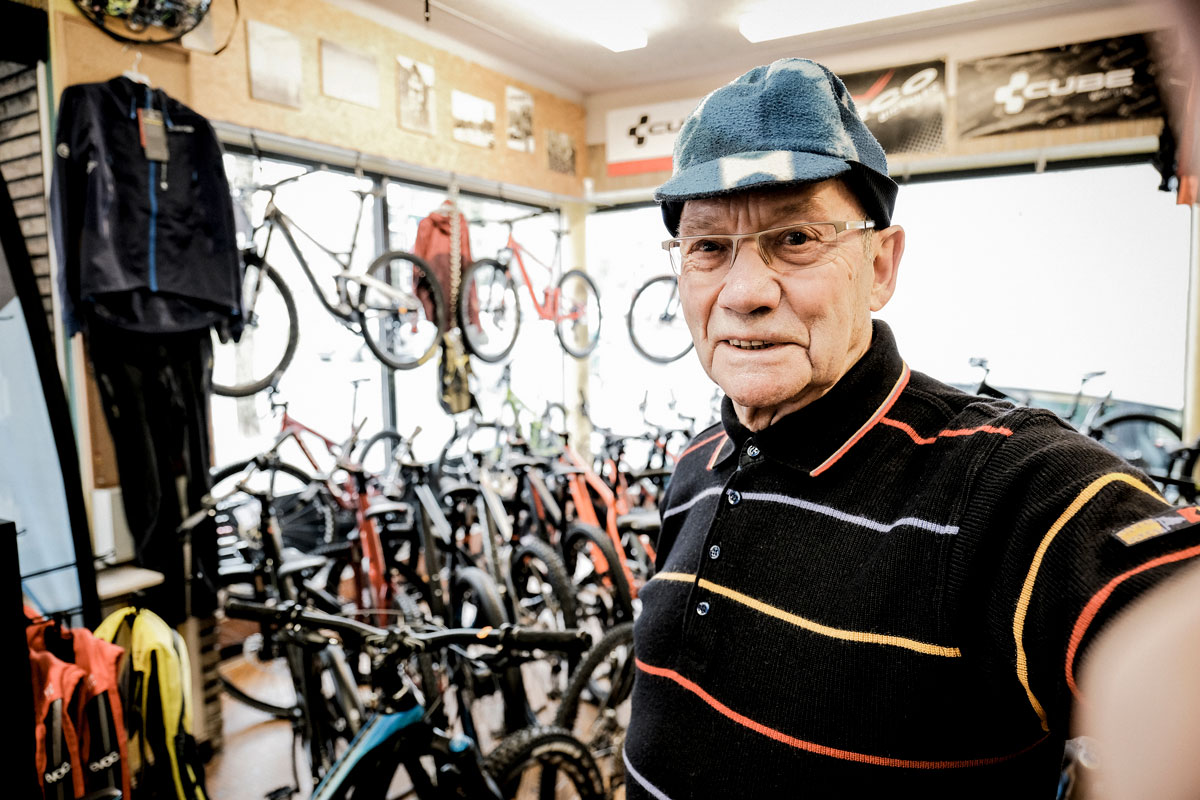 Selfie Maison du Cycle Edy Schütz On dirait le sud